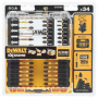 Coffret DeWalt Toughcase 34 Pièces avec Embouts Flextorq pour Perceuse-Visseuse 31,61 €