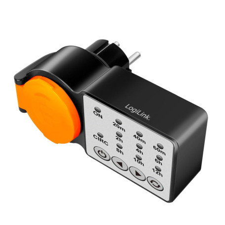 Minuterie d'Extérieur LogiLink ET0015 avec Compte à Rebours et Fonction Cycle