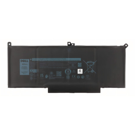 Batterie Dell 60Wh pour Latitude 7480/7280/7490 - 7500mAh Lithium-ion