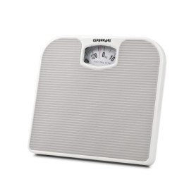 Pèse-personne mécanique G3 Ferrari - Design vintage gris, 130 kg