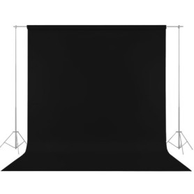 Fond d'écran noir WIYETY 200 x 300 cm pour photos et vidéos