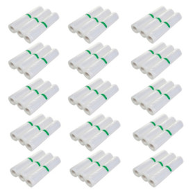Huslog Rouleaux Sous Vide - Lot de 45 Sacs 20x300 cm, Sans BPA, Idéal pour Conservation et Cuisson