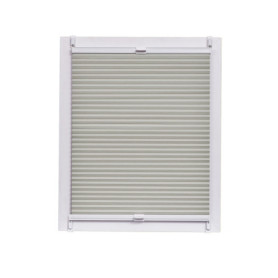 Store Plissé Nid d'Abeille Sunlines - Lumière du Jour, Gris, 105 x 150 cm