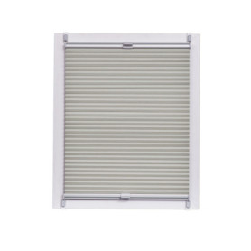 Store Plissé Nid d'Abeille Gris 120x150 cm - Protection Solaire Design