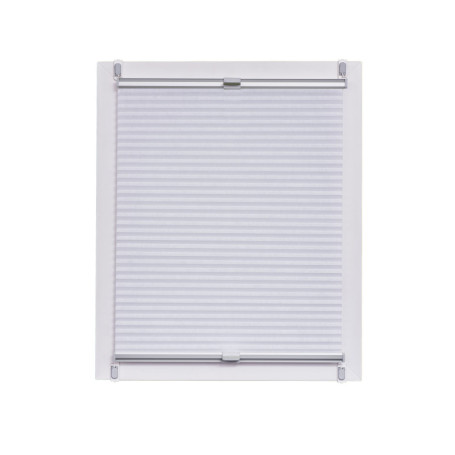 Store Plissé Nid d'Abeille Occultant Argent 105x150 cm - Sunlines