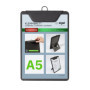 Porte-menu Clip Anthracite Sigel KB111 pour 20 Feuilles A5