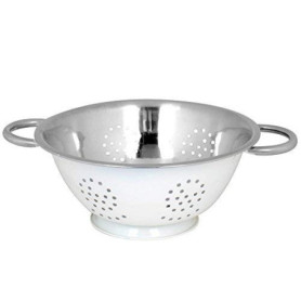 Passoire Kosma en Acier Inoxydable avec Double Poignée - 28 cm