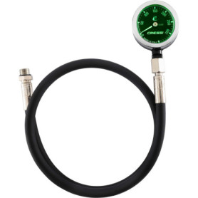 Manomètre Mini CRESSI Vale 300 C Pro avec Fouet HP - Noir