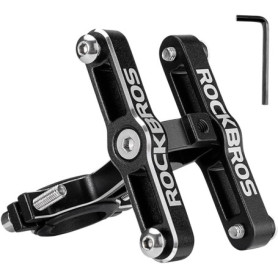 ROCKBROS Adaptateur de Porte-Bidon en Aluminium Rotatif 360° pour Vélo