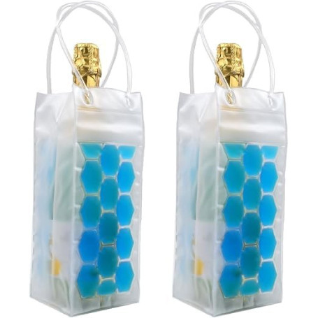 Lot de 2 Sacs Isothermes pour Bouteilles de Vin et Bière - Fraîcheur Instantanée