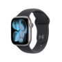 Apple Watch Series 11 - Montre Connectée GPS 42 mm Gris Sidéral avec Bracelet Sport Noir