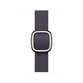 Bracelet Boucle Moderne Apple Watch 42 mm - Violet Nuit - Taille Medium