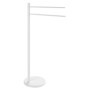 Porte-Serviette sur Pied Gedy Mamolo en Aluminium Blanc