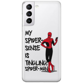 Coque Samsung S21 sous Licence Officielle Marvel - Motif Spider Man 024