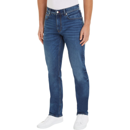 Jean Droit Tommy Hilfiger Denton pour Homme - Bleu Toluca Indigo