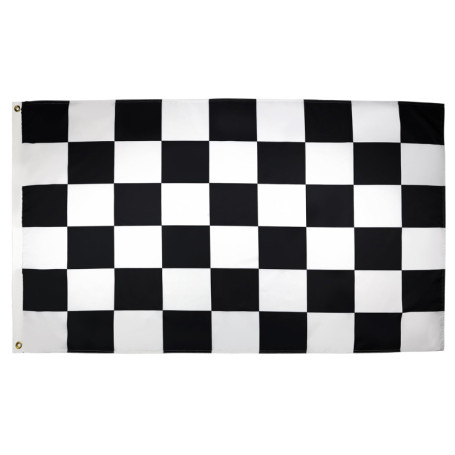 Drapeau Damier Noir et Blanc 150x90 cm - AZ FLAG