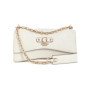 Sac à Main GUESS Gerty Convertible en Cream White avec Détails Dorés