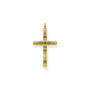 Pendentif Croix en Argent Sterling 925 Plaqué Or Jaune 750 avec Zircone - Thomas Sabo