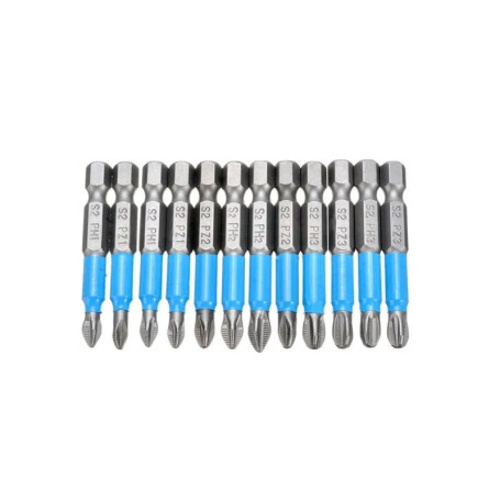 Uadme Embouts de Tournevis Magnétiques Cruciformes - 12 Pièces 50mm