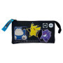 Trousse Pokémon Triple-Geo Noir pour Enfants - CYP BRAND
