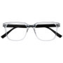 Lunettes de Lecture OPULIZE LEO - Monture Rectangulaire Transparente avec Charnières à Ressorts