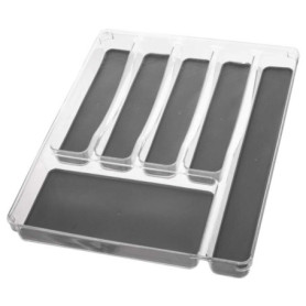 Organiseur de Tiroir en Polyéthylène - Range Couverts 6 Compartiments