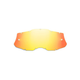 Lentille de Rechange Orange Miroir HZ pour Lunettes de Motocross