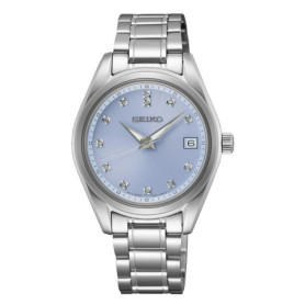 Montre Seiko Analogique Étanche avec Cadran Bleu