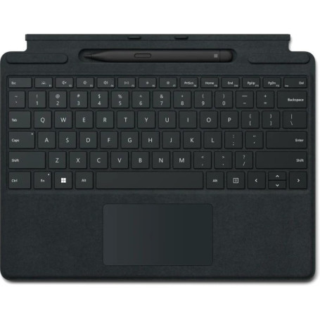 Clavier Microsoft Surface Pro Signature avec Slim Pen - QWERTY Nordique, Noir