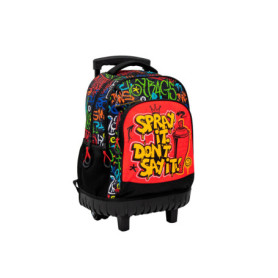 Sac à dos scolaire TOYBAGS Ranking Grafitti avec trolley fixe - Grande capacité
