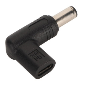 Adaptateur USB C vers DC 6.0mm avec Charge Rapide 100W - Angle 90 Degrés