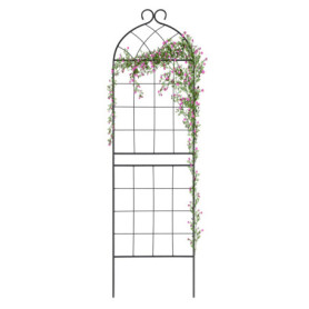 Treillis de Jardin SCENDOR en Fer Antirouille pour Plantes Grimpantes - 180,3 cm H x 50 cm l