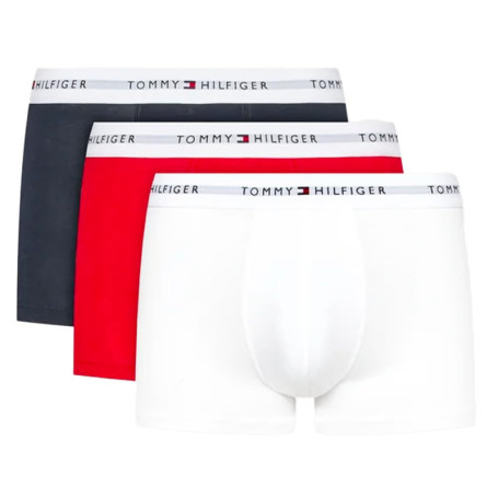Lot de 3 Boxers Tommy Hilfiger pour Homme avec Ceinture Logo Multicolore