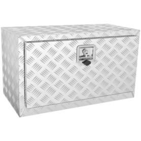 Boîte à Outils VEVOR en Aluminium pour Camion - 76x40,5x35,5 cm avec Serrure