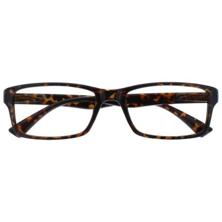 Lunettes de Lecture Élégantes Marron Écaille pour Hommes et Femmes - OPULIZE +3,50