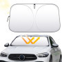 Pare Soleil Voiture 145 x 80 cm - Protection Anti UV pour Pare-Brise Avant