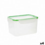 Boîte à lunch Quid Greenery 2,8 L Transparent Plastique (Pack 4x) 63,99 €