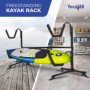 Support Kayak Autoportant Yes4All pour Garage - Rack Durable en Acier Noir