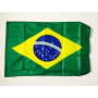Drapeau du Brésil 90x60 cm en Polyester avec Fourreau et Cordelette