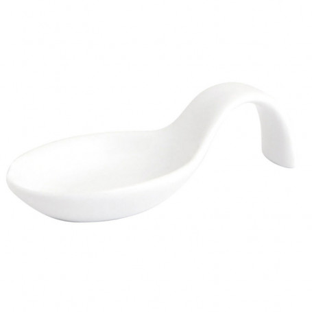 Cuillère à Cocktail Quid Chef Céramique Blanc (10 x 5 cm) (Pack 12x) 25,99 €