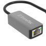 Adaptateur XtremeMac USB-A vers Ethernet RJ45 - Plug & Play, 1000 Mbps, Aluminium Space Grey