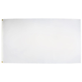 Drapeau Commissaire de Course Blanc 90x60 cm - AZ FLAG