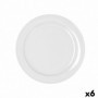 Assiette plate Bidasoa Glacial Céramique Blanc (24 cm) (Pack 6x) 48,99 €