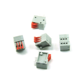 Bornier 3 Voies POPESQ® 2.54mm - 5 pièces pour connexions électriques