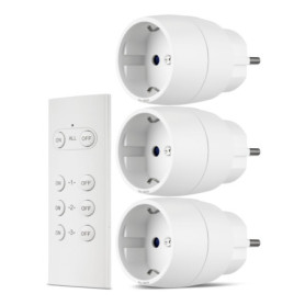 Bloc Multiprises Télécommandé REV 3+1 - Blanc
