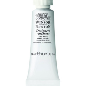 Gouache Professionnelle Winsor & Newton 14ml - Blanc de Zinc