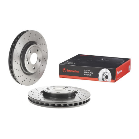 Disque de Frein Avant Brembo avec Revêtement Anti-Corrosion UV - 1 Unité