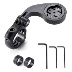 Support de Vélo Universel pour Garmin Edge et GPS - Fixation Guidon Noir