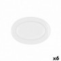 Plat à Gratin Bidasoa Glacial Céramique Blanc (26 x 18 cm) (Pak 6x) 54,99 €