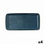 Plat à Gratin Bidasoa Ikonic Céramique Bleu (28 x 14 cm) (Pack 4x) 62,99 €